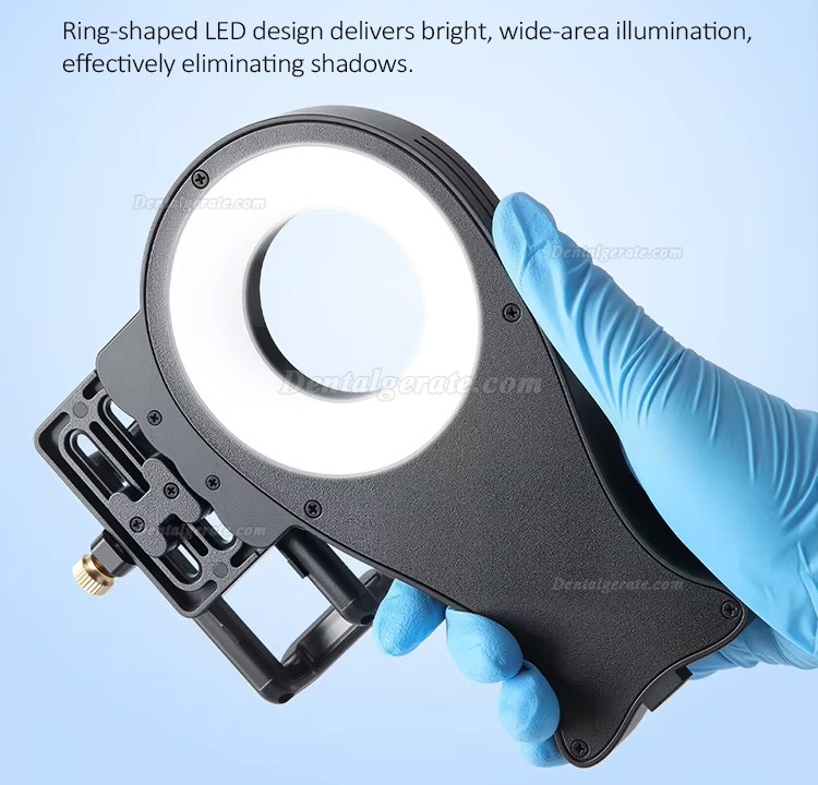 LED-Ringleuchten f&uuml;r Dentalfotografie mit 3 Farbtemperaturmodi